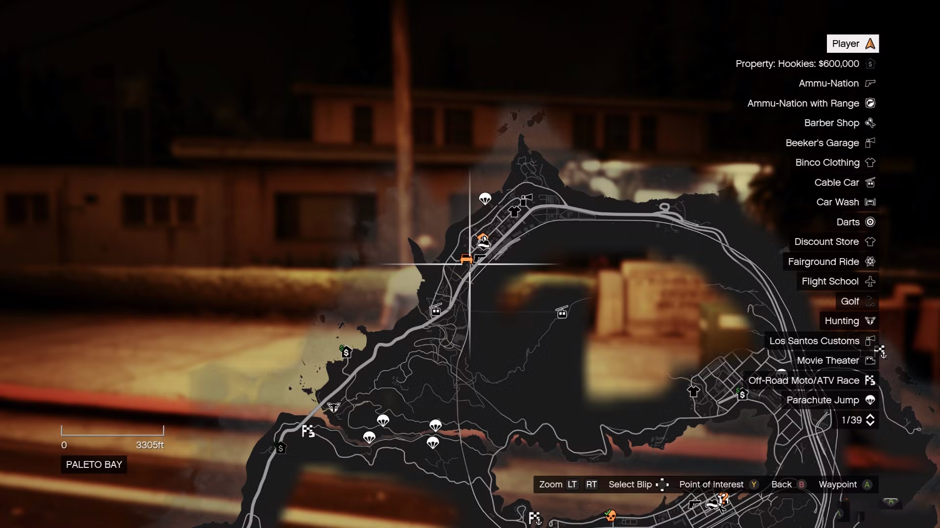 Mapa posterunku szeryfa Paleto Bay gta 5