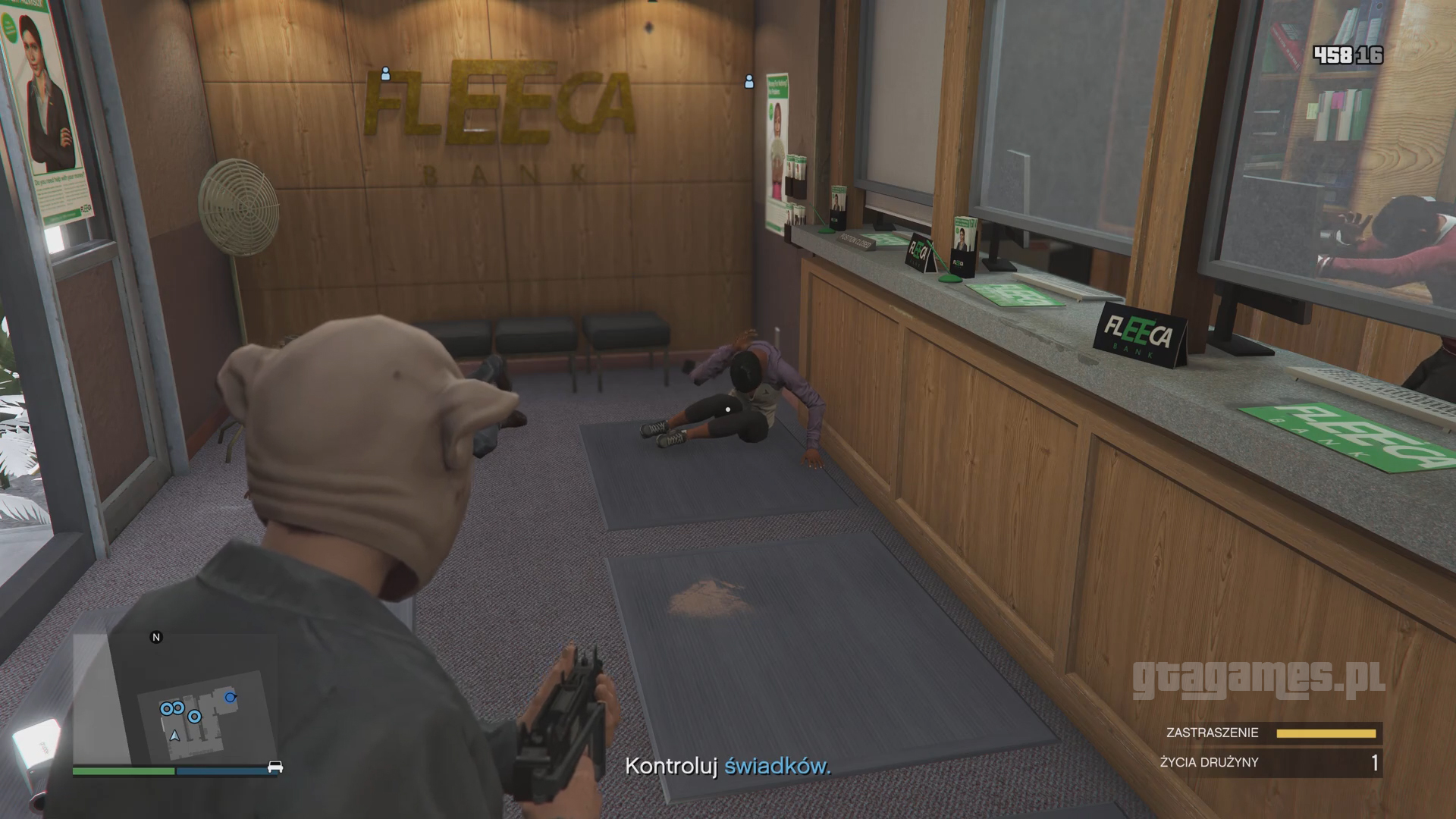 Napad na Fleeca to idealny start dla początkujących, który pokazuje, jak szybko zarobić hajs w GTA Online